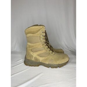 Rothco 5357 Forced Entry Tan 8" Deployment Boots with Side Zipper - Lightly Used